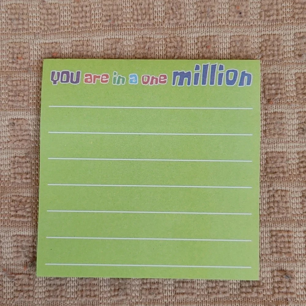 Colorful Appreciation Motivational Notepads Set of 6